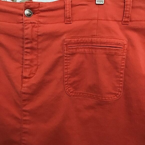 ADDITION-ELLE skort mini skirt shorts orange tangerine plus size pockets size 24 - Picture 4 of 14